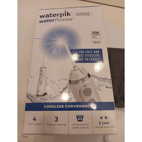 Waterpik WP-560 Cordless Advanced Water Flosser New in Opened Box 4 Tips 3 speed - Picture 1 of 16